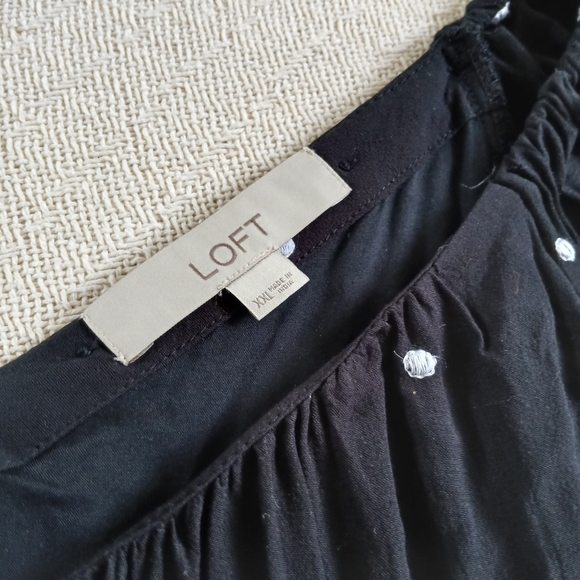 loft ♡ dotted tiered swing dress - Picture 6 of 12